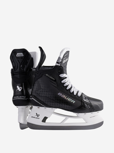 Коньки хоккейные детские Bauer Supreme Shadow INT FIT2 с лезвиями FLY-X, Бауэр