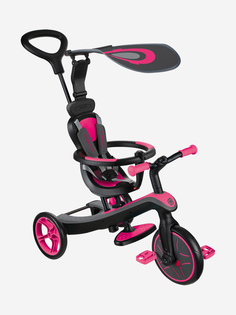 Трехколесный велосипед-беговел Globber TRIKE EXPLORER (4в1), Розовый