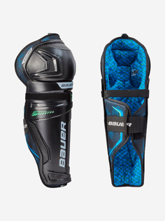 Щитки хоккейные детские Bauer X JR, Черный Бауэр