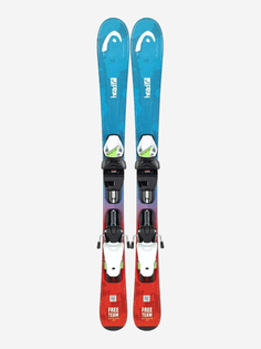 Горные лыжи с креплениями Head Free Team Jr JRS + JRS 7.5 GW 22/23, Голубой