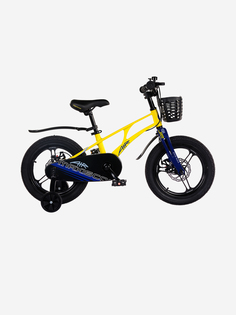 Велосипед Детский Maxiscoo AIR Pro Желтый Матовый (2024) 16", Мультицвет