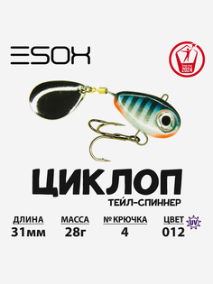 Тейл-спиннер ESOX Циклоп 28 г., Золотой