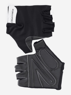 Перчатки для фитнеса unisex кожа черный Q12 - XL, Черный Sport Lim