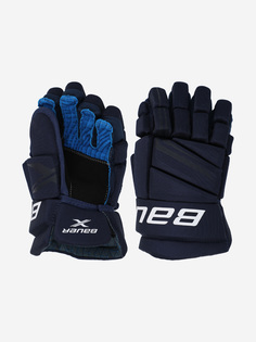 Перчатки хоккейные детские Bauer X INT, Синий Бауэр