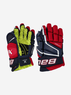 Перчатки хоккейные детские Bauer Vapor 3X JR, Синий Бауэр