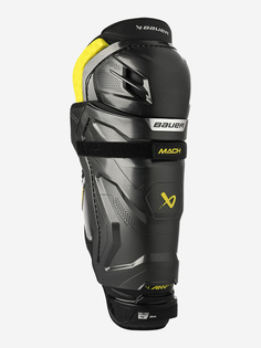 Щитки хоккейные Bauer Supreme Mach SR, Черный Бауэр