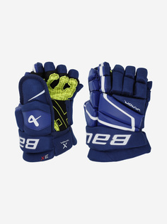 Перчатки хоккейные детские Bauer Vapor 3X Mto JR, Синий Бауэр