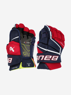 Перчатки хоккейные детские Bauer Vapor 3X Pro JR, Синий Бауэр
