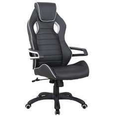 Игровое кресло Brabix Techno Pro GM-003 Black/Grey 531814, черный/белый
