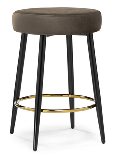 Барный стул ЛайфМебель Plato 15062, черный/коричневый