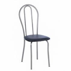 Стул Клик Мебель Венский 2, серебристый металлик/черный