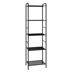 Металлический стеллаж ЗМИ Валенсия 15 ЗМИСТВ15Ч, 45,5x30x155,5 см