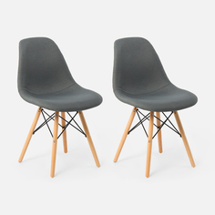 Стул Eames, серый, 2 шт No Brand