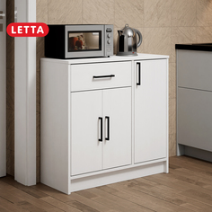 Комод LETTA Estet, Белое теснение
