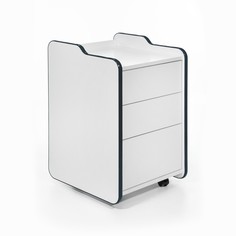 Тумба для игрового компьютерного стола VMMGAME CASE 40 WHITE BLACK