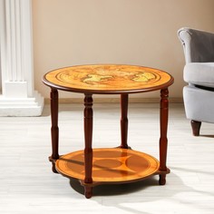 Столик декоративный Старинная карта 60х60х49 см No Brand