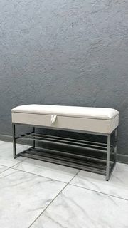 Банкетка-обувница STEEL MEBEL Smb-012-2, кремовый