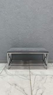 Банкетка-обувница STEEL MEBEL БКПХ-4, серый