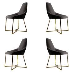Комплект из 4-ёх стульев Orix Zen Gold, серый, 55х90х64