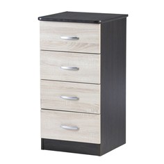 Комод 460, 460х450х867, Венге/Дуб сонома светлый No Brand