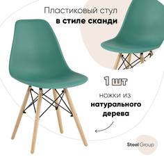 Стул для кухни обеденный DSW Style серо-зеленый Stool Group