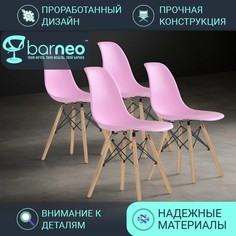 Стул BarneoPro N-12 VS розовый 47x54x80 см (4 шт.)