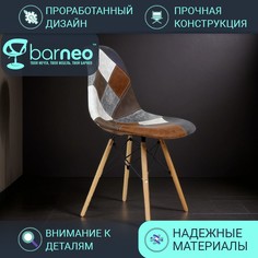 Стулья для кухни BarneoPro N-12 Patchwork 95966 экокожа мультиколор, комплект 1 шт