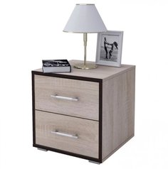 Тумба Лорейн-2 Контраст ШxГxВ 450*430*450 Мегамебель Мегамебель