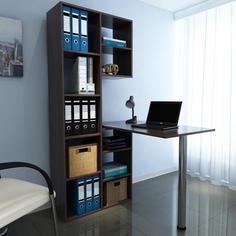 Стол - стеллаж Рикс-26 ШxГxВ 1100/1458*600/300*750/1716 Мегамебель