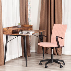 Компьютерное кресло TetChair SPARK, флок, розовый