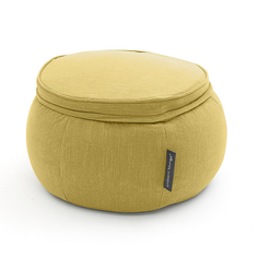 Бескаркасный пуф-оттоманка aLounge - Wing Ottoman - Yellow Shine (шенилл, желтый)