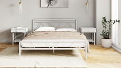 Кровать Askona Cassis белый шагрень 160х200