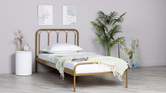 Кровать Askona Corsa old gold mat 90x200