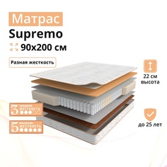 Матрас Мир Матрасов Supremo анатомический независимые пружины 90х200 см