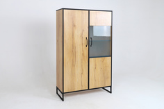 Шкаф Ивару Виртон 21 Дуб Крафт Золотой 100x40x160 см