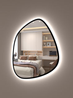 Зеркало Makeli "Топаз" 85х68 см с подсветкой