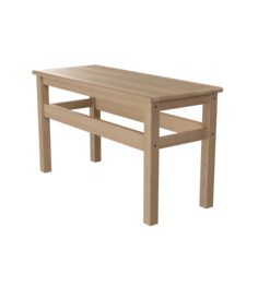 Банкетка из натуральной березы Siberian Birch Simplex,размер 81x33x45,5см, береза (лак)