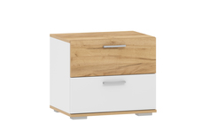 Тумба для обуви Сильва "Санти" НМ 013.24 Белый Фасадный/Дуб Крафт Золотой Silva