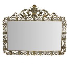 Зеркало Дуэ Кватро Си в раме (золото) Размер: 83*103 см Bello De Bronze