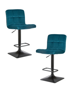 Барный стул DOBRIN DOMINIC 2 шт морской волны