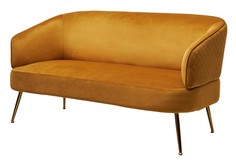 Скамья M-City CIAO BLUVEL-68, цвет желтый