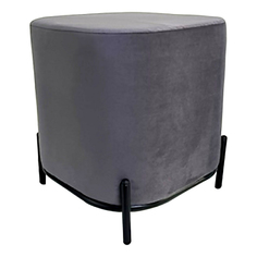 Пуф квадратный Vental Парма-11 дымчатый 48 х 43 х 43 см Вентал