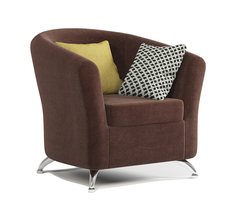 Кресло Евро велюр Дрим шоколад Gamma