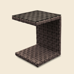 Приставной стол EviLine STILO 40x40x50 см, шоколад
