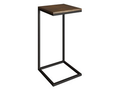 Журнальный столик Desk Question Симпл Орех Кантри / Черный, металл