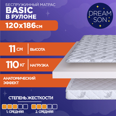 Матрас анатомический DreamSon Basic беспружинный120х186