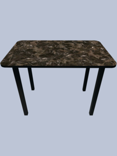 Стол обеденный ПЛЕС Мрамор Королевский 100x60x76 см