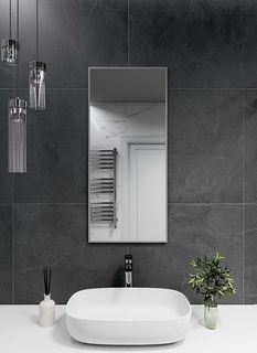 Зеркало интерьерное настенное ONE MARKET 90х50 см Серебро