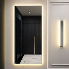 Зеркало с подсветкой настенное ONE MARKET 160х80 см 3000К Серебро