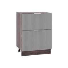 Кухонный модуль напольный Сурская мебель Сиэль Ян 60x47,8x81,6 см с 2-мя ящиками